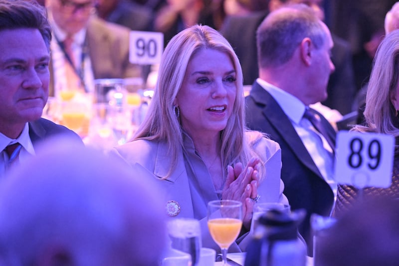 Attorney General Pam Bondi was in attendance as President Donald Trump claimed during a National Prayer Breakfast  that she was the one who wanted DNI Gabbard at the FBI raid in Fulton County, GA.