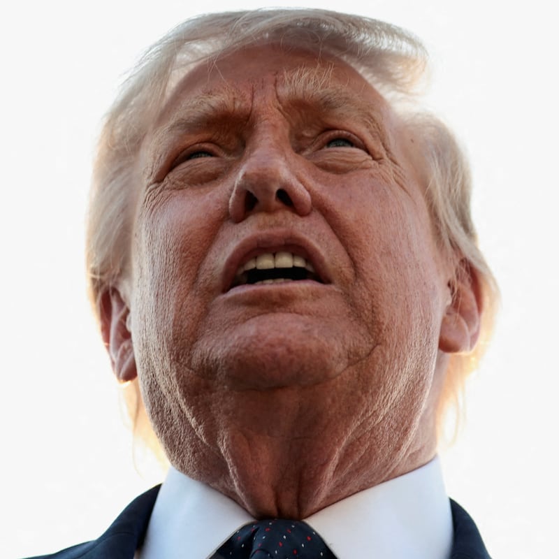 U.S. President Donald Trump arrives at Paris Orly airport, following the G7 Summit, in Orly, France, June 17, 2026. REUTERS/Evelyn Hockstein