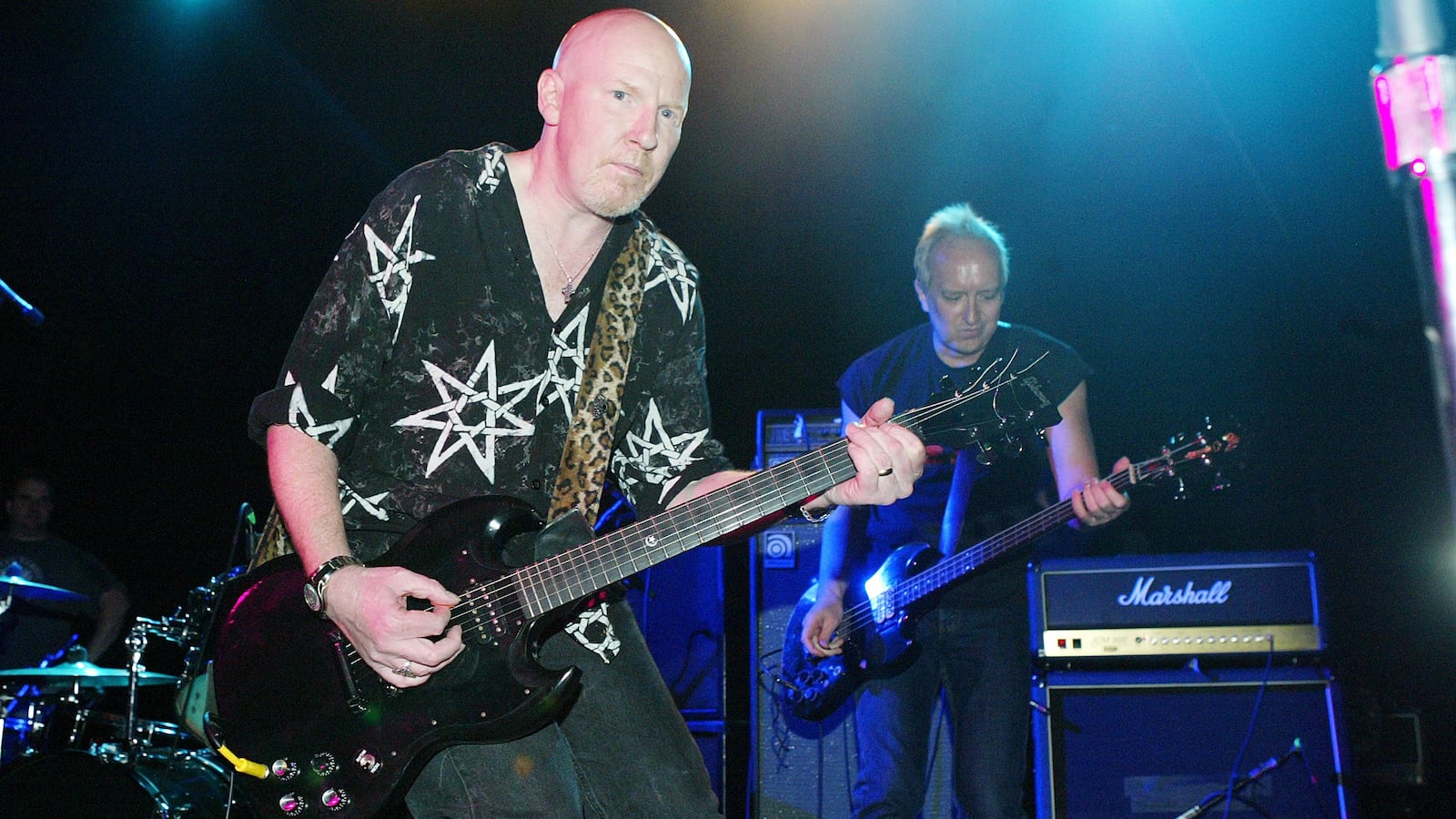 Cheetah Chrome of The Dead Boys performs on stage during "Life's A Gas" at The Annual Joey Ramone Birthday Bash on May 19, 2004 at Irving Plaza, in New York City.