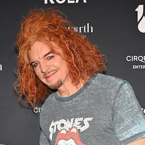 LAS VEGAS, NEVADA - MARCH 28: Carrot Top arrives at One Drop Foundation's “One Night for One Drop” at Hakkasan Nightclub at MGM Grand Las Vegas on March 28, 2026 in Las Vegas, Nevada. (Photo by Denise Truscello/Getty Images for One Drop Foundation)