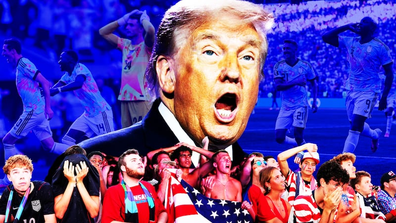 Donald Trump, FIFA photo illustration