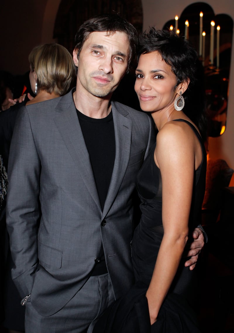 Olivier Martinez and Halle Berry at Chateau Marmont in Los Angeles, 2011.