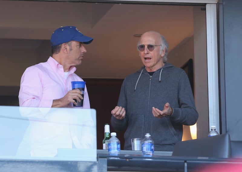 Jerry Seinfeld and Larry David