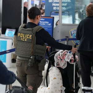 An Immigration and Customs Enforcement (ICE) agent.