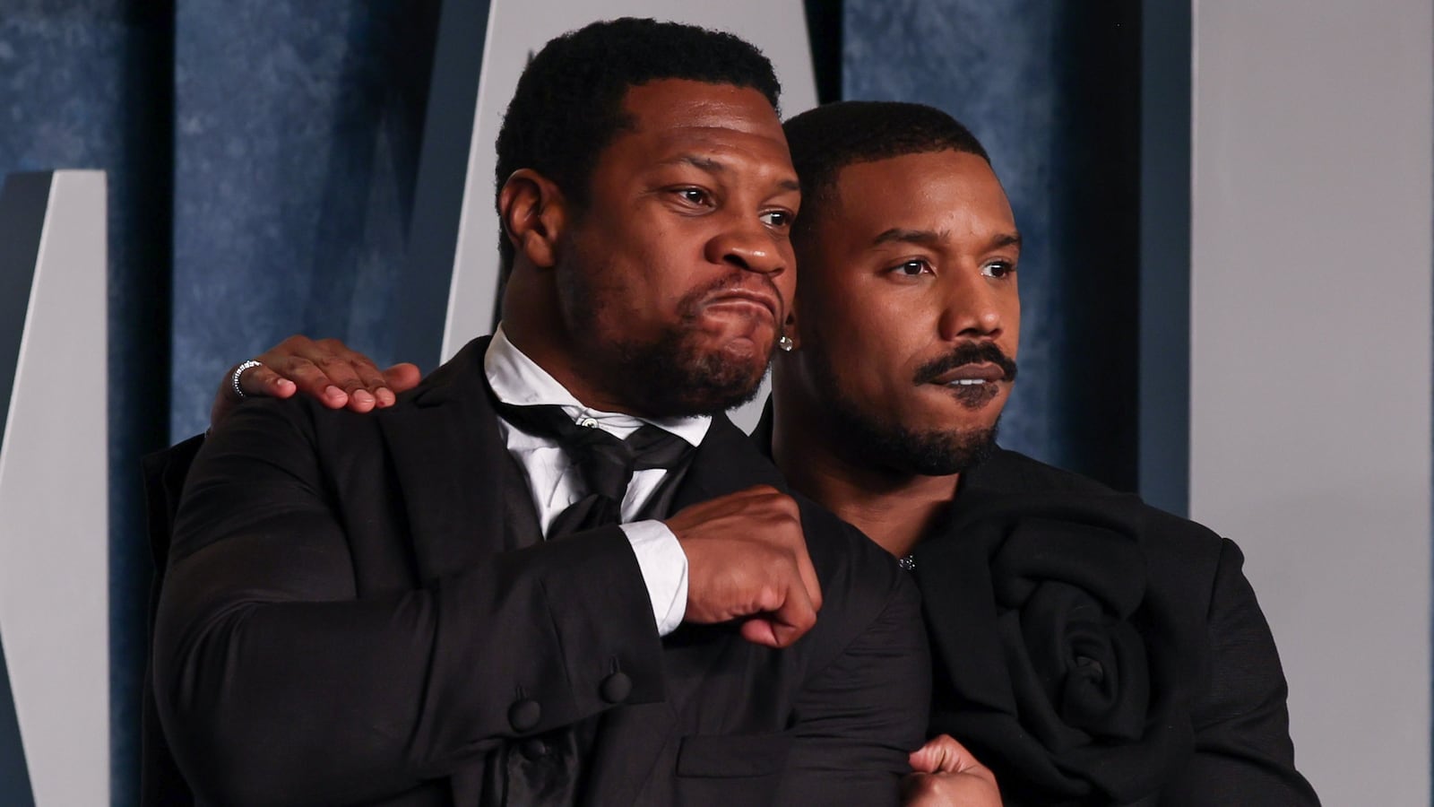 Jonathan Majors and Michael B. Jordan