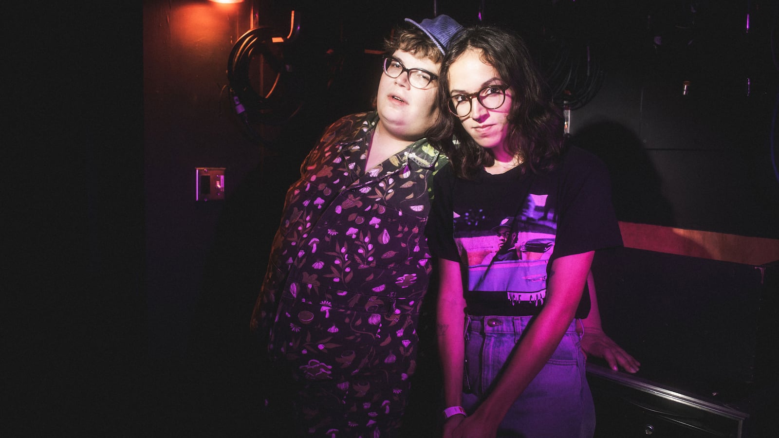 A photo of the comedy duo Girl God