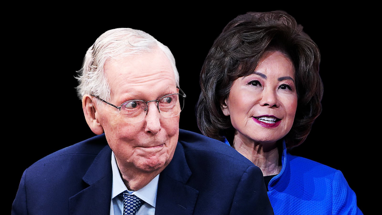 Mitch McConnell and Elaine Chao