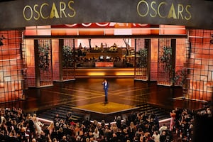 Host Conan O'Brien speaks onstage during the Oscars show at the 98th Academy Awards in Hollywood, Los Angeles, California, U.S., March 15, 2026. REUTERS/Mike Blake