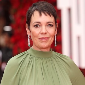 LONDON, ENGLAND - AUGUST 28: Olivia Colman attends "The Roses" UK Premiere at the Odeon Luxe Leicester Square on August 28, 2025 in London, England. (Photo by Shane Anthony Sinclair/Getty Images)