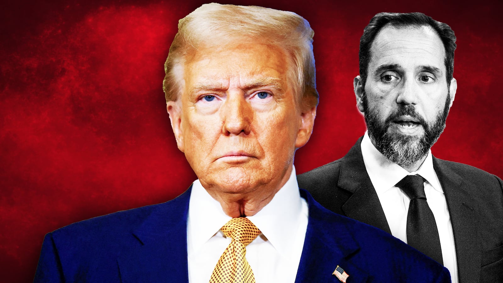 Donald Trump, Jack Smith illustration