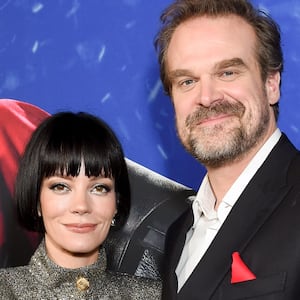 Lily Allen and David Harbour