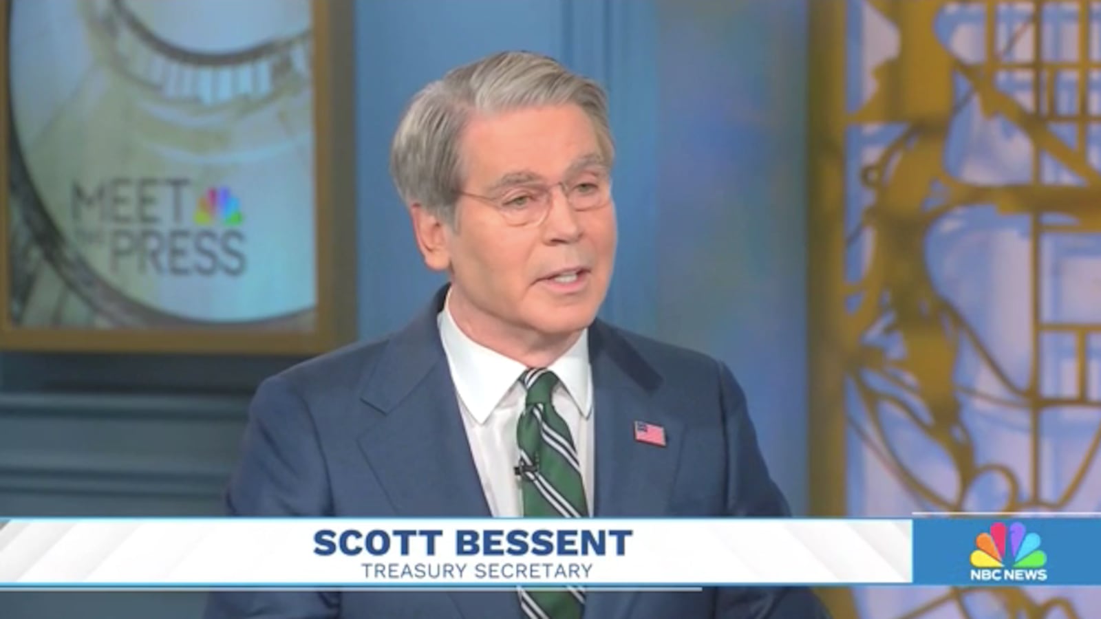 Scott Bessent on Meet the Press with Kristen Welker
