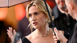 Kate Winslet at the "Goodbye June" World Premiere on December 03, 2025 in London.