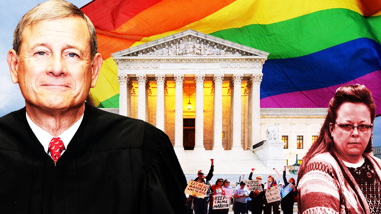 gay marriage photo illustration