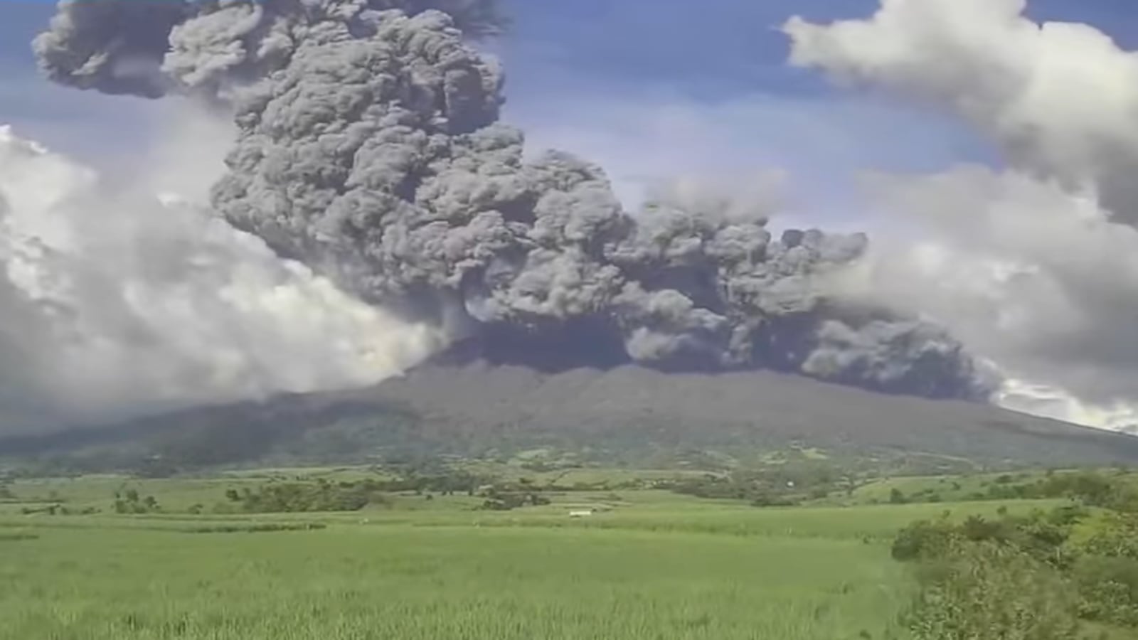 Kanlaon Volcano erupted in the Philippines sparking emergency evacuations.