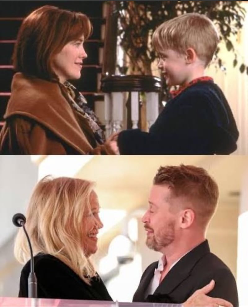 Macaulay Culkin and Catherine O'Hara