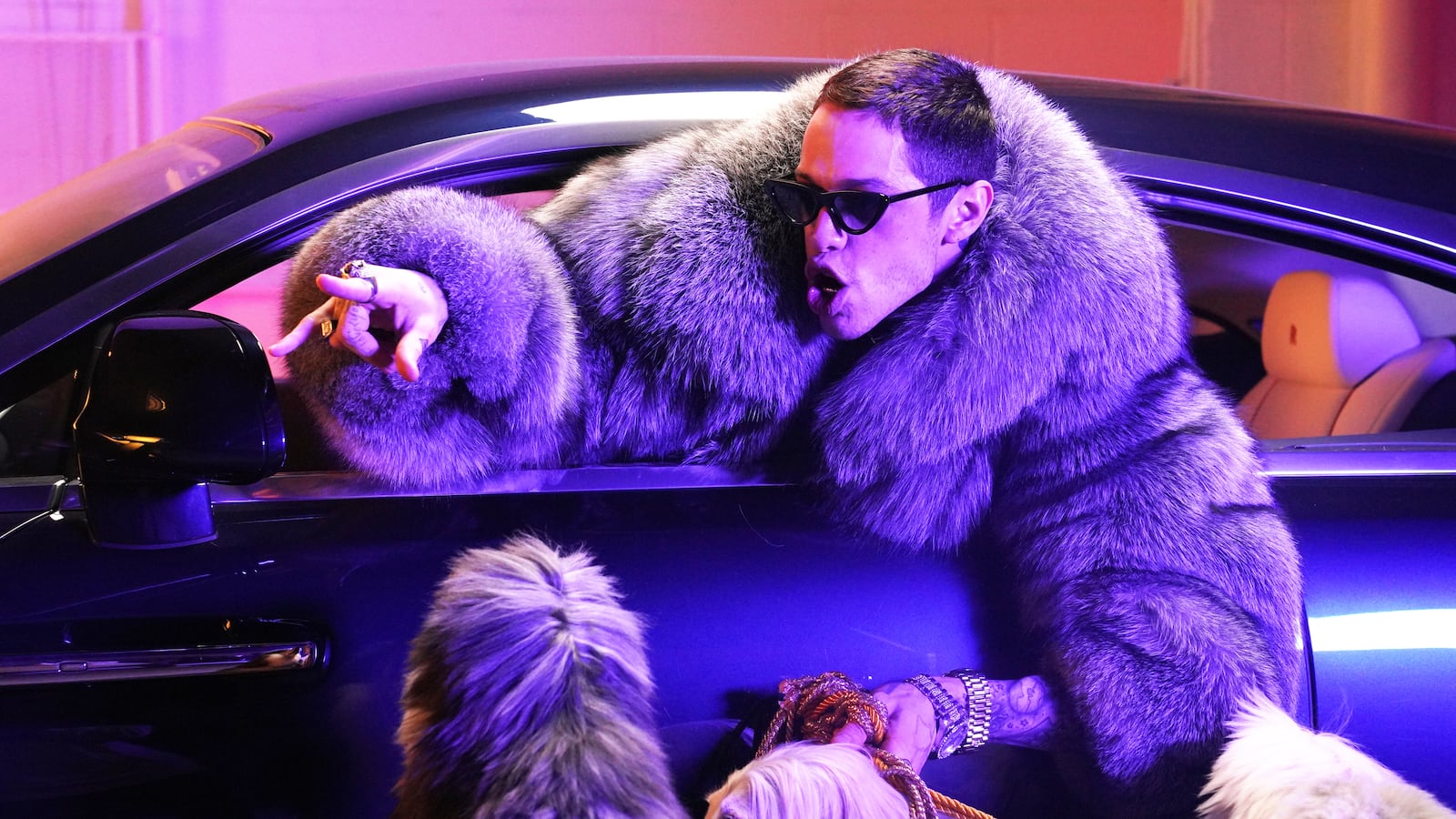 SATURDAY NIGHT LIVE -- “James McAvoy” Episode 1757 -- Pictured: Pete Davidson during the “Love Rap” sketch on Saturday, January 26, 2019.