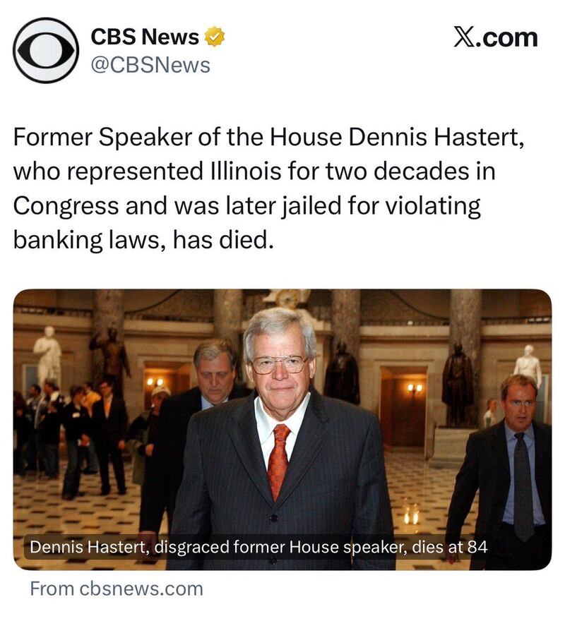 Screenshot of CBS News' X post.