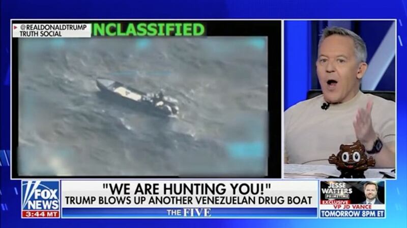 Greg Gutfeld strongly supported the Trump administration's two lethal strikes: "These people that are being taken out are not good people."