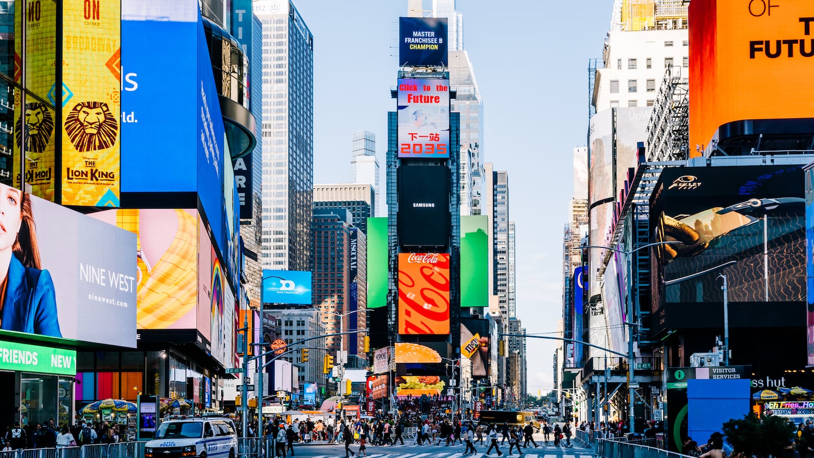 A picture of Broadway, New York