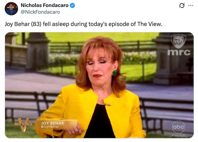Nicholas Fondacaro joined in on the Rapid Response trend.