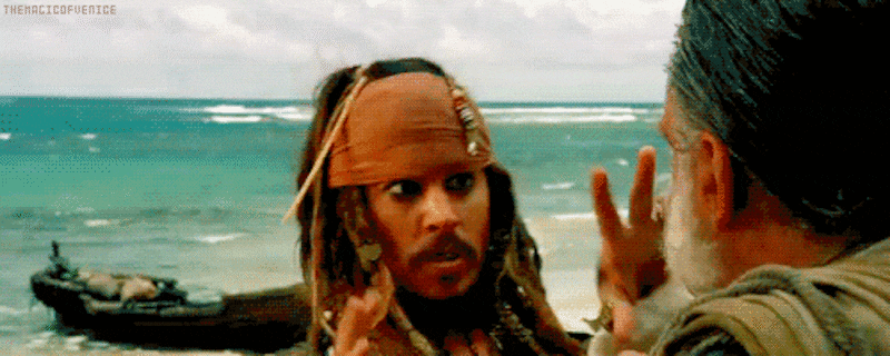 A gif from 'Pirates of the Caribbean'