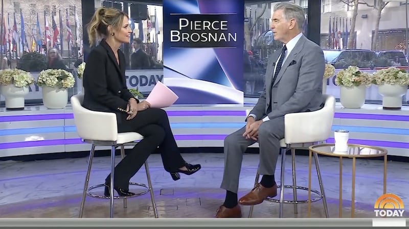 Guthrie discussed an Ireland trip with Pierce Brosnan in a 2025 interview.