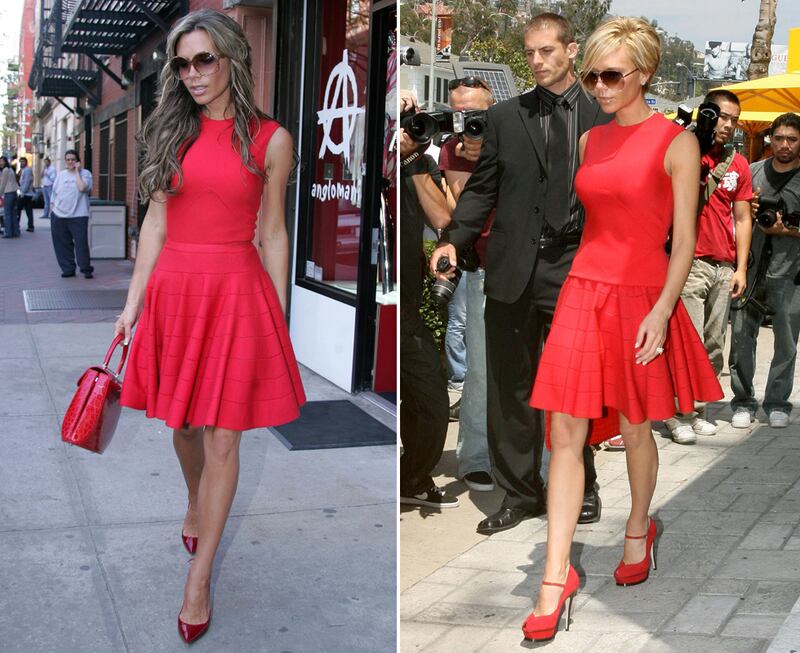 galleries/2011/08/02/kate-middleton-wears-dresses-twice-more-celebrity-outfit-repeat-photos/beckham-red_z9npqc