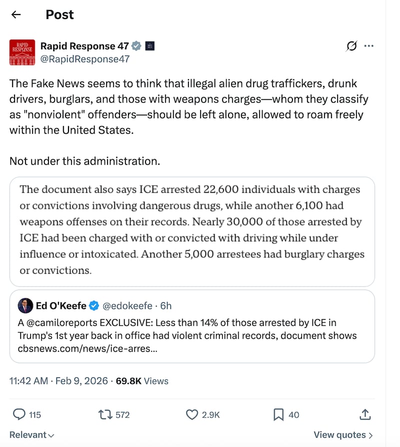 The White House fired off at CBS on Monday.