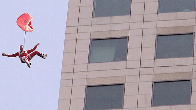 Baumgartner jumped from the Torre Mayor skyscraper in 2006, the tallest building in Latin America.