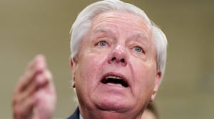 Senator Lindsey Graham (R-SC) speaks to reporters, on the day of classified briefings for the full U.S. Senate and House of Representatives on the situation in Iran, on Capitol Hill in Washington, D.C., U.S., March 3, 2026.