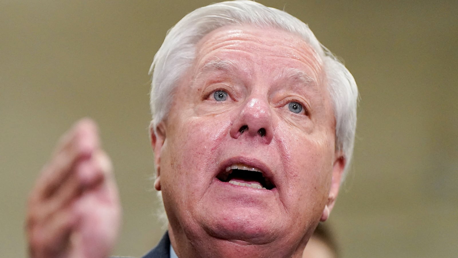 Senator Lindsey Graham (R-SC) speaks to reporters, on the day of classified briefings for the full U.S. Senate and House of Representatives on the situation in Iran, on Capitol Hill in Washington, D.C., U.S., March 3, 2026.