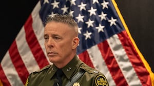 Customs and Border Patrol Commander at Large Greg Bovino during a news conference