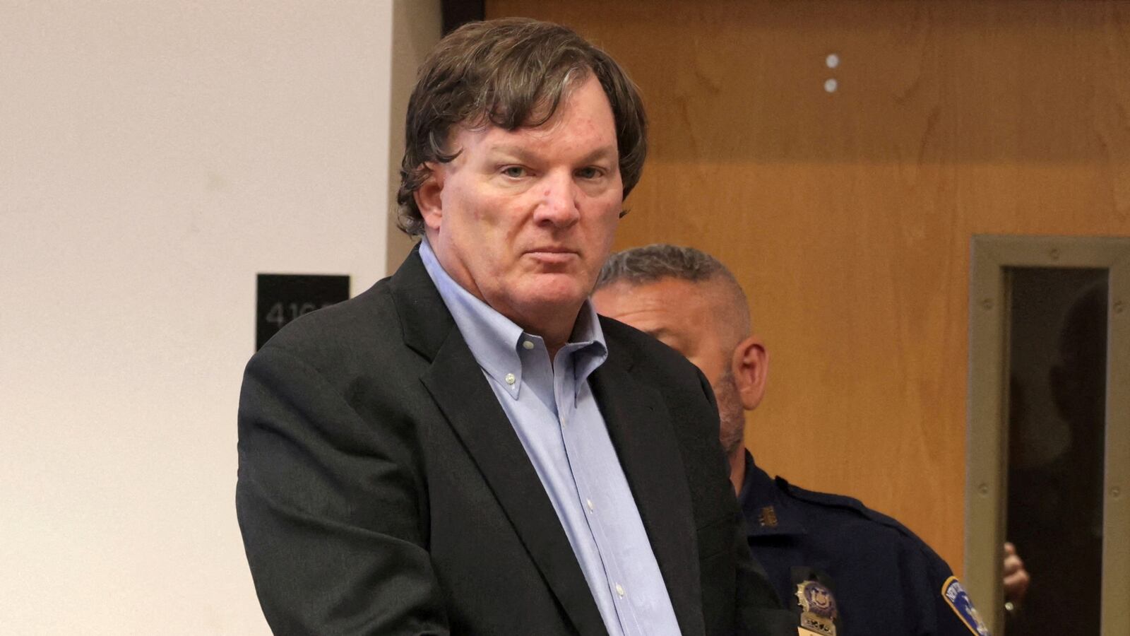 A picture of accused Long Island serial killer Rex A. Heuermann. A Long Island judge ordered Heuermann to hand over a DNA sample via a cheek swab.