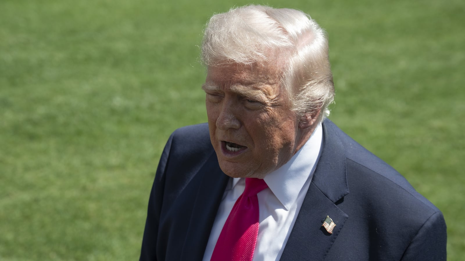 Donald Trump told conservative radio host Wayne Allyn Root that "grass has lives just like people have lives."