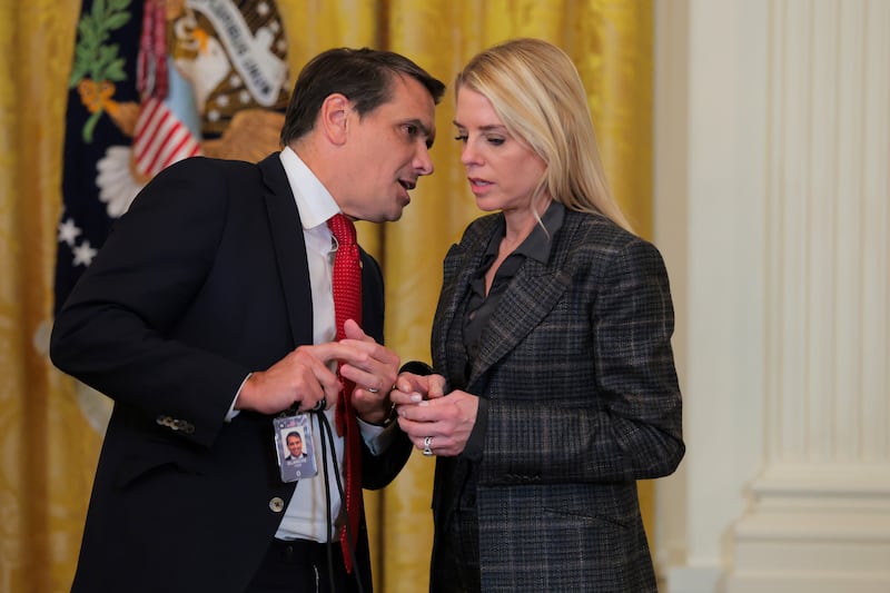 Bondi has implied that Perez-Lugones, the government contractor under investigation, was a source for Natanson.