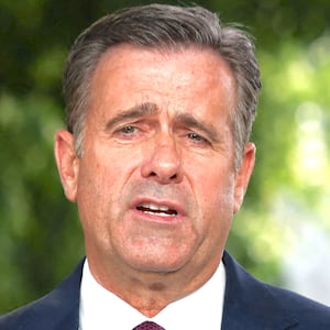 CIA Director John Ratcliffe speaks during an interview at the White House in Washington, D.C., U.S., April 30, 2025.