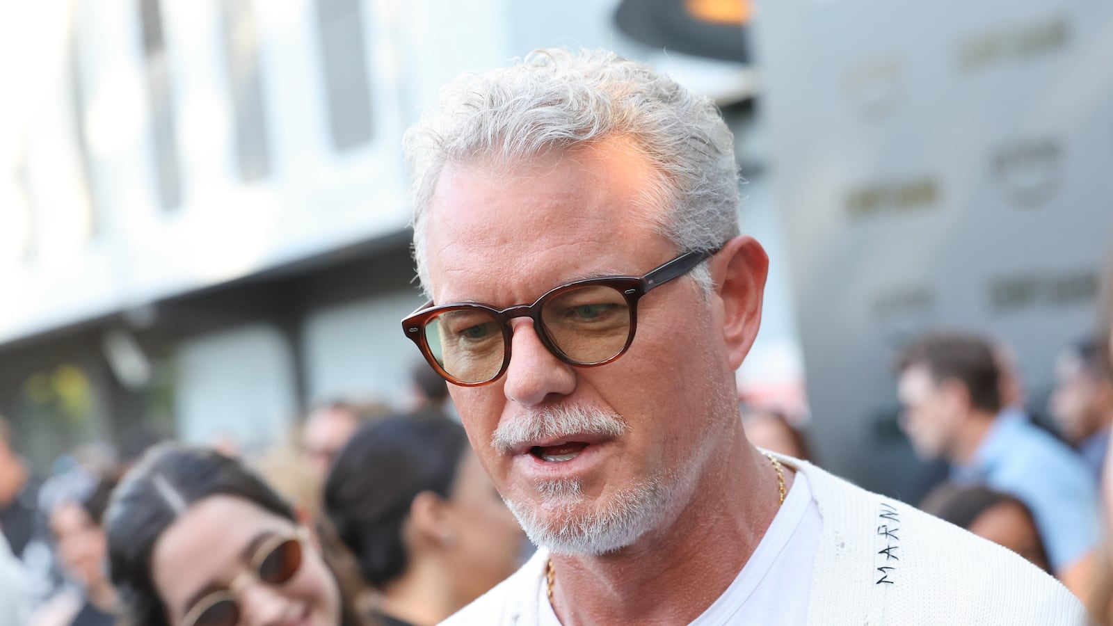 LOS ANGELES, CALIFORNIA - JUNE 18: Actor Eric Dane attends the Los Angeles premiere of Prime Video's "Countdown" at Harmony Gold on June 18, 2025 in Los Angeles, California.