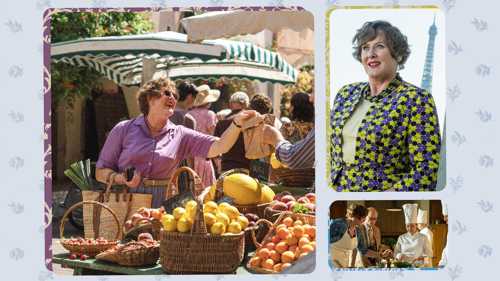 A photo illustration showing stills from Julia Season 2.