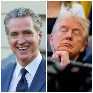 Newsom, Trump
