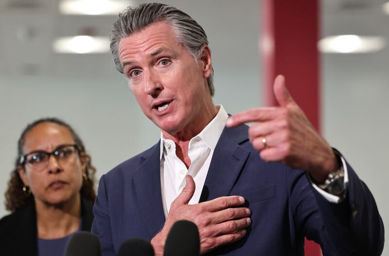 California Governor Gavin Newsom