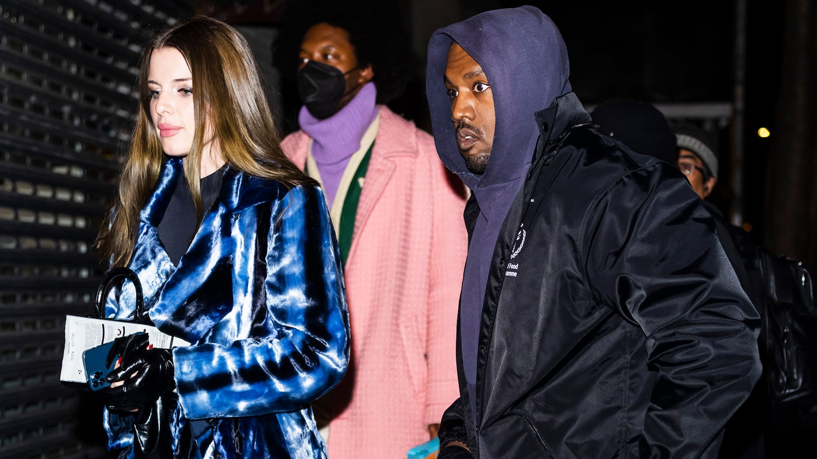 Julia Fox and Kanye West.