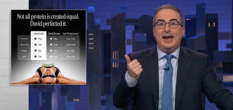 John Oliver on Last Week Tonight.