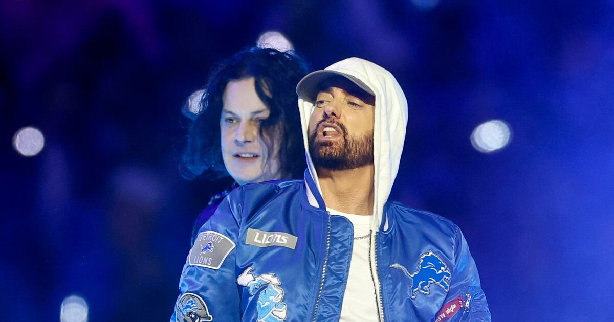 Eminem Makes Surprise Appearance at Trump Nemesis’ Holiday Halftime Show