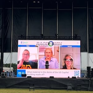 McCain posted this image on X. Note the severe lack of people.