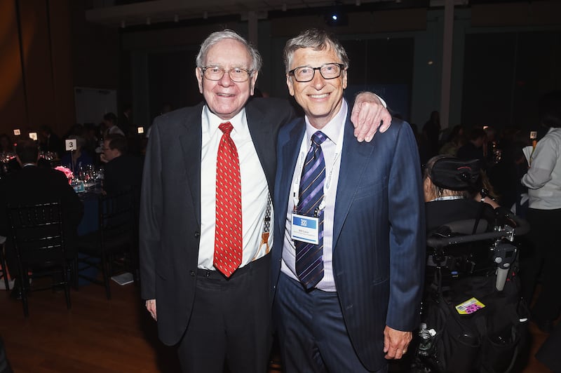 Warren Buffett (L) and Bill Gates, seen here in 2015, were once very close.