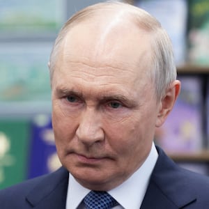 Russian President Vladimir Putin attends a meeting with students and young scientists of the region at the Novosibirsk State University during his visit to Novosibirsk, Russia, August 11, 2026. Sputnik/Gavriil Grigorov/Pool via REUTERS ATTENTION EDITORS - THIS IMAGE WAS PROVIDED BY A THIRD PARTY.