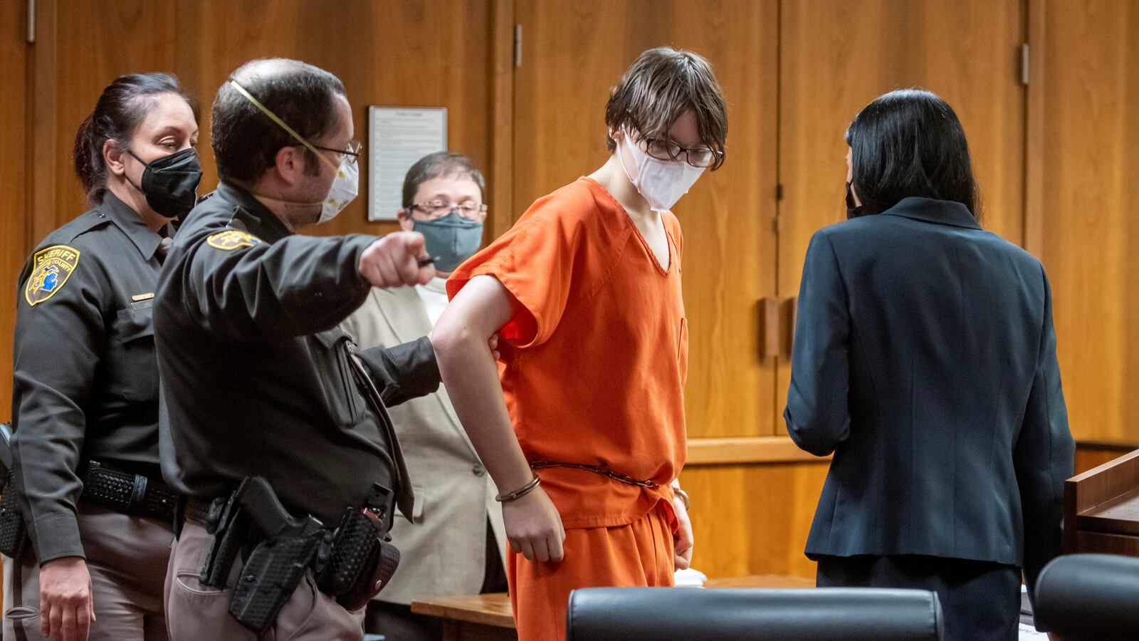 Ethan Crumbley appears in court