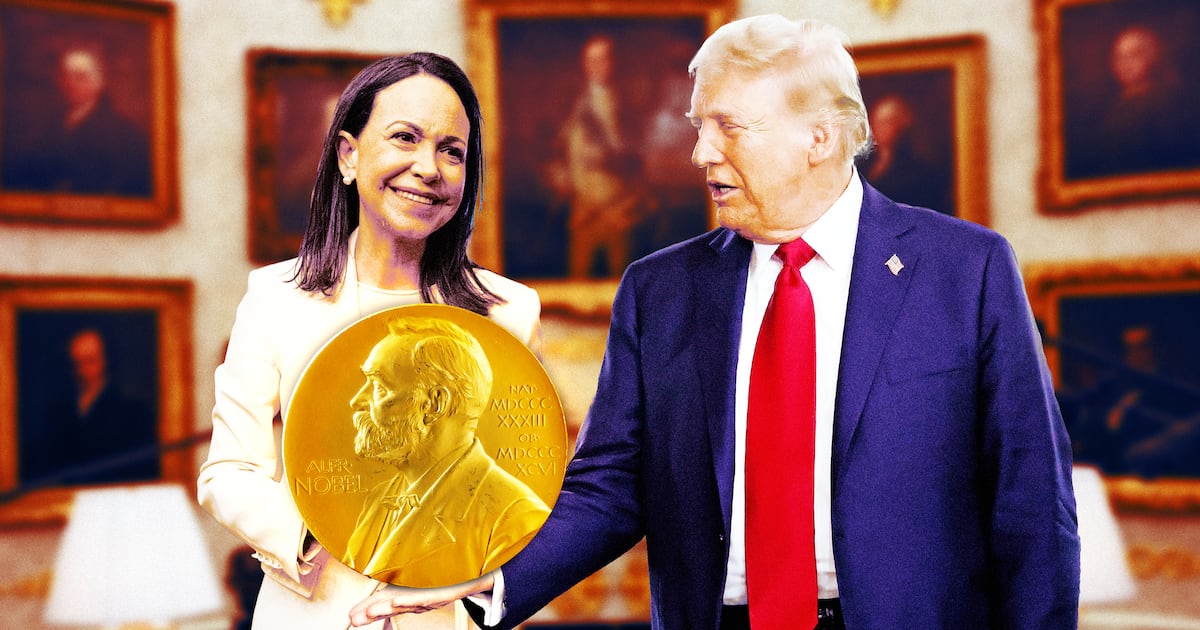 Trump Gleefully Seizes Nobel Peace Prize From Real Winner