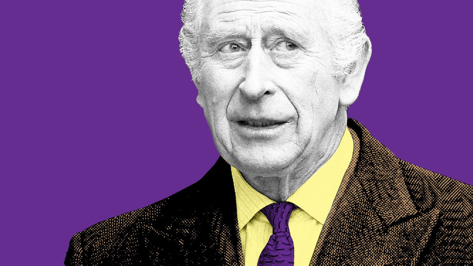 A photo illustration of King Charles